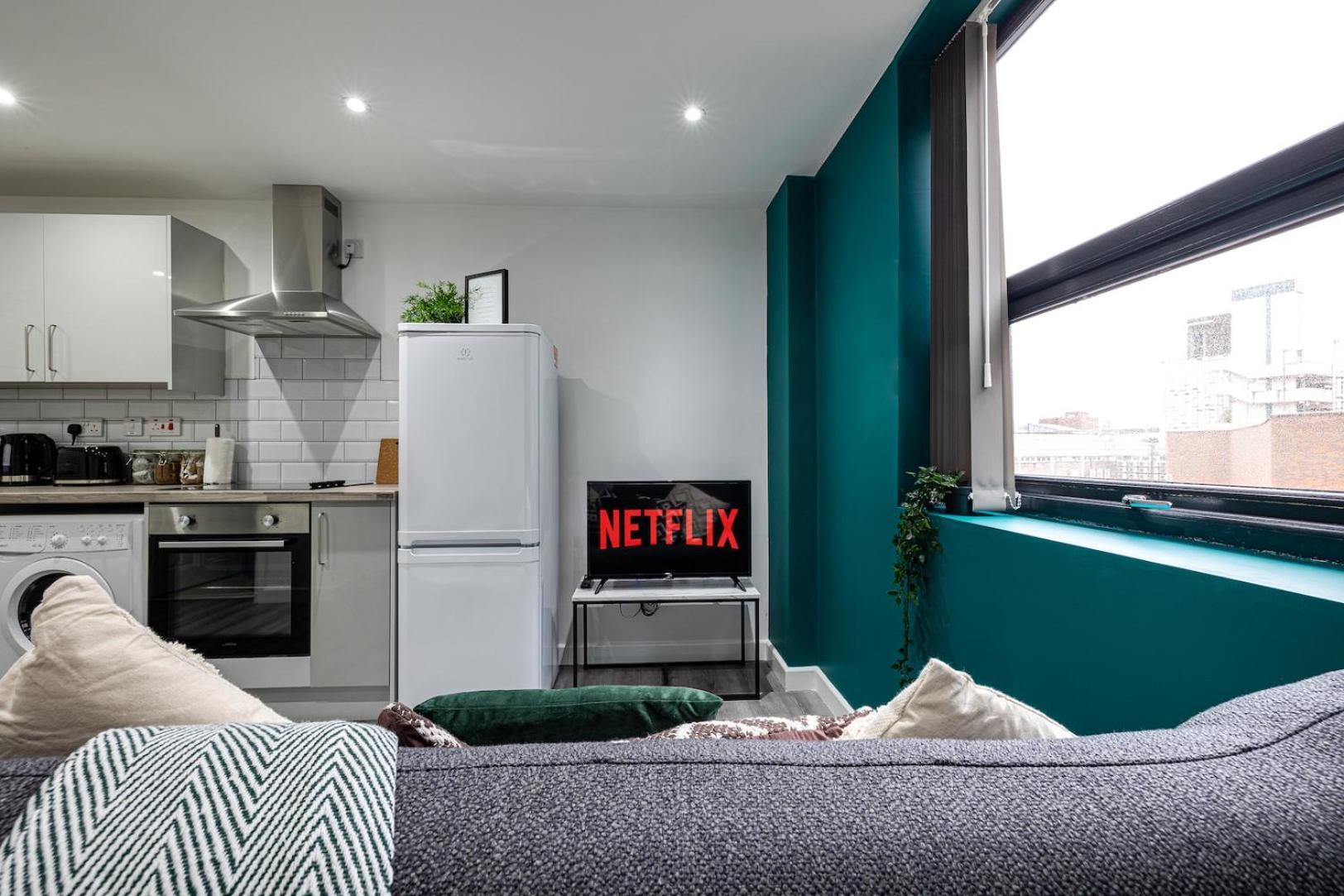 Top Floor Apartment With Private Balcony In Stockport Centre By Hass Haus Exteriér fotografie